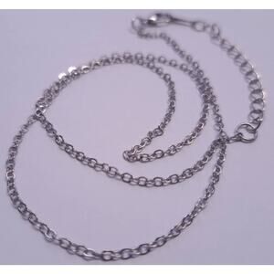 18kgp Gold Plated 16-18 in Alternate‎ O Link Chain Necklace New 1/16th" Lobster